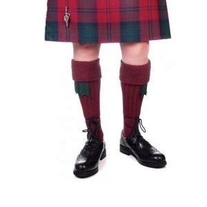 Obexa Premium Piper <b>Socks</b> Knee High Scottish Kilt Hose <b>Wool</b> for Performance Use Made in Pakistan Model OBS-39943 - Product Image 1