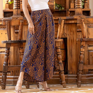 100% rayón verano Casual Pantalón cómodo ecológico Floral pantalla impresa pantalón hecho a mano transpirable motivos étnicos pantalón - Product Image 6
