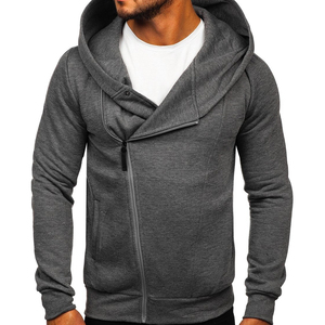 Sudaderas con Capucha Extra Grandes de Forro Polar Grueso Personalizadas para Hombre, Invierno 2025, 100% Algodón, Color Sólido, Patrón de Letras Bordadas - Product Image 4