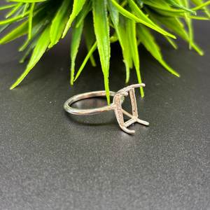 Bague solitaire octogonale en argent sterling 925 massif 2026, sertie de zircon, taille 6x8mm, 7x9mm, 8x10mm, fabrication de bijoux en gros, nouveau fournisseur de bijoux - Product Image 2