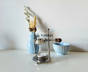 Main Tradebyd Métal Bakhoor Brûleur Décoratif Arabe Mukhbar Idéal pour les Acheteurs de Cadeaux de Luxe - Product Image 3