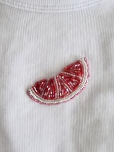 Porte-clés brodé à la main personnalisé avec des perles de banane/cerise/fraises/soleil/hibou/vin pour sacs, charme par glowin fashion - Product Image 6