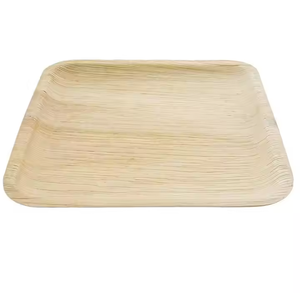Platos de Hoja de Palma de Areca 100% Naturales y Orgánicos, Diseño de Lujo, Platos de Alta Calidad para Comida en Casa, Patrón Único - Product Image 5
