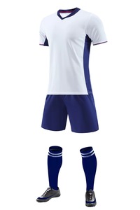 Nueva Llegada 2025, Uniforme de Fútbol Personalizado de Manga Corta, 100% Poliéster Transpirable, Superventas, Ropa de Fútbol para Adultos en Tallas Grandes - Product Image 5