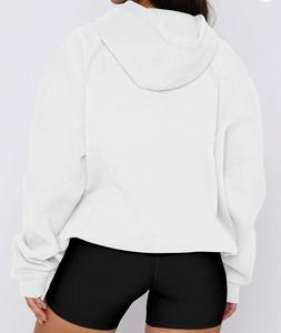 Sudadera con capucha de manga larga para mujer con bolsillo polar 2026 - Product Image 4