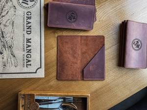 LBH-0172ใส่ธนบัตรสำหรับแขกหนังแท้โลโก้ร้านอาหารสั่งทำได้ - Product Image 2