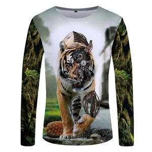 Camisetas de sublimación de poliéster 100% Premium para hombre, camisetas en blanco de tamaño personalizado con sensación de algodón para impresión personalizada - Product Image 3