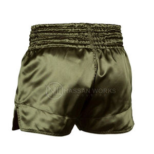 Nouveauté Shorts de boxe thaïlandaise pour hommes - 100% polyester respirant et à séchage rapide, taille et impression personnalisables, taille adulte - Product Image 2