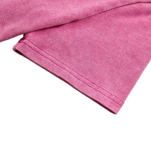 T-shirts pour femmes de haute qualité, en coton lourd 100 %, délavés à l'acide, avec logo personnalisé, t-shirt uni pour femmes, à appliquer au titre du produit - Product Image 2