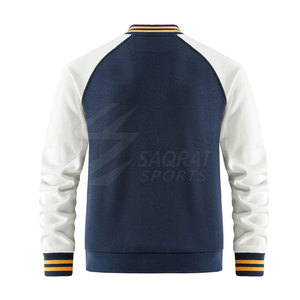 Design Your Own Customized Front Logo Letterman Winter Jacket High Quality Eco-Friendly Lightweight for Men - Product Image 2