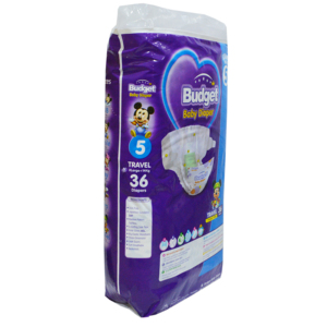 Vente chaude XL 36 taille bébé couche pantalon ajustement flexible avec puissance d'absorption élevée et bords résistants aux fuites - Product Image 3