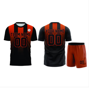 Uniforme de football à sublimation complète en polyester 100% pour adultes, chemises et hauts à coupe automatisée, vêtements de football, maillot de football - Product Image 5