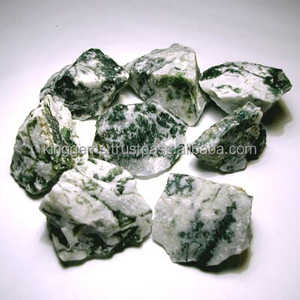 MEILLEURE VENTE EN GROS ARBRE DE CRISTAL NATUREL AGATE PIERRE BRUTE POUR REIKI PIERRE DE GUÉRISON MÉDITATION MOSS AGATE PIERRE BRUTE - Product Image 2