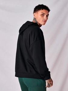 Manufacturer Customised 2024 Heavyweight <b>Thermal</b> <b>Hoodie</b> for Men 100% Cotton Embroidered Technics for Autumn Season - Product Image 3