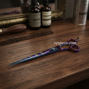 กรรไกรตัดขนสัตว์เคลือบไทเทเนียมลายเลเซอร์ - Product Image 3