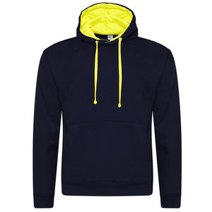 Sweat-shirt à capuche en coton de qualité supérieure, surdimensionné, lourd, patchwork, DTG, confortable, pour hommes et femmes - Product Image 6