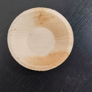 Tazones redondos normales de hoja de palma Areca de 8 pulgadas respetuosos con el medio ambiente Desechables y compostables para fiestas Hecho en India mayorista - Product Image 5