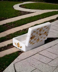 Meilleure vente Stonecrafts International boîte à bijoux incrustée de perles de mère jaune doré pour femmes cadeau de la Saint-Valentin dans le monde entier - Product Image 5