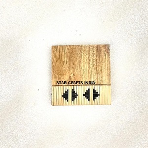 Nouvelle Collection carré bois rotin napperons sous-verre pour la maison cuisine Table décoration artisanat rotin chargeur plaques sous-verres - Product Image 6