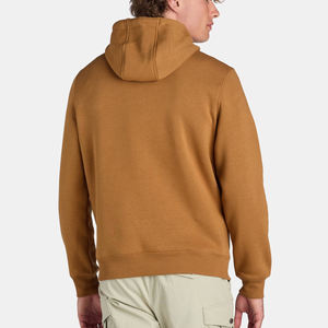 Sudaderas de algodón de alta calidad con cremallera completa y hombros caídos de gran tamaño, sudaderas con Capucha con cordón térmico liso para hombre - Product Image 3