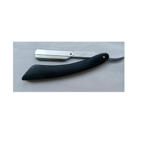 Maquinilla de afeitar recta con mango de madera Titan de alta calidad para hombres, maquinilla de afeitar recta con hoja de acero inoxidable, logotipo OEM personalizable - Product Image 3