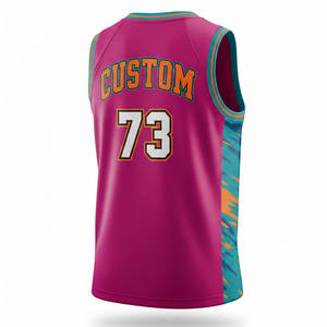 Uniforme de Baloncesto Personalizado Unisex, Camiseta Deportiva de Malla Transpirable Sublimada con Nombre, Número e Identidad del Equipo, Pantalones Cortos 100% - Product Image 2