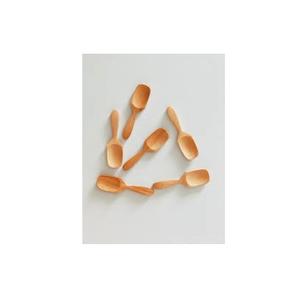 Dernière pièce cuillère en bois ustensiles de cuisine et écologique Mini cuillère à Dessert en bois crème glacée pour le prix de gros - Product Image 4