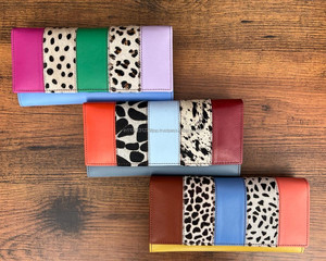 Nouveau Offre Spéciale fait à la main imprimé Animal recyclé Multi cuir femmes embrayages élégant multi-usage sac à main ATM porte-carte portefeuilles de luxe - Product Image 4