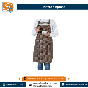 Indian Supplier of Best Quality 100% Cotton, Canvas, Recycled Cotton <b>Kitchen</b> Designer Waist <b>Aprons</b>/ Denim <b>Aprons</b> for Cooking - Product Image 5