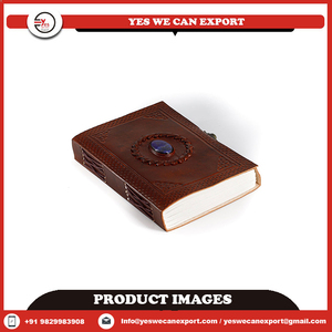 Latest Stylished Leather Journal Vintage Antique Deckle Edge Paper Vintage Leather Journal With <b>Lock</b> Closure for Bulk Supply - Product Image 2