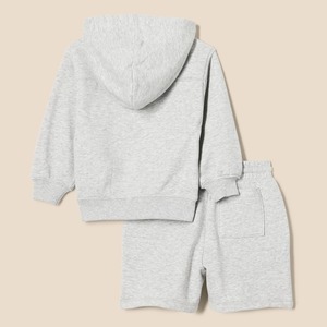 Conjuntos de dos piezas informales ajustados para hombre Conjunto de sudaderas con capucha y pantalones cortos Premium Transpirable para el verano Soporte OEM disponible - Product Image 2