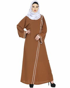 OEM personalizado de lujo de las mujeres Abaya Fabricante Nuevo Último Diseño Dubai Kaftan Elegante Real de las mujeres Abaya - Product Image 4