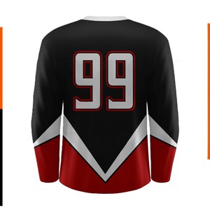 Jersey de hockey sobre hielo Youth Capitals personalizado al por mayor diseño de poliéster de alta calidad hecho en Pakistán servicio OEM disponible - Product Image 2