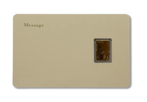 Cartes en lingots d'or pur personnalisées modernes - Cadeaux promotionnels d'entreprise certifiés par la Monnaie japonaise Marque PLACHINO - Product Image 6