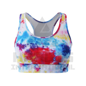 Sujetador deportivo de sublimación para mujer personalizable, precio al por mayor, Sujetador deportivo sublimado de alto soporte sin costuras - Product Image 5