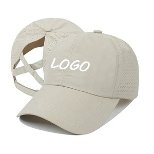 Gorra de béisbol deportiva de secado rápido UV, gorra de rizo ajustada de malla suave para rendimiento, ciclismo, playa, estilo Hip Hop con accesorio de cola de caballo - Product Image 5