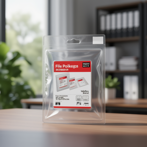 Clear Polypropylene Storage Pouches A6 Size 10 Pieces/Pack Veloflex Brand - Product Image 3