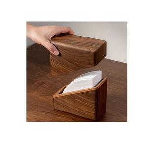 Eco Friendly Bamboo <b>Tissue</b> <b>Holder</b> for <b>Kitchen</b> Dining and Living Room with Durable Build and Natural Rustic Finish - Product Image 5