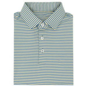 2025เสื้อยืดแขนสั้นลายทางสำหรับผู้ชายเสื้อกอล์ฟเสื้อกีฬาแขนสั้นสำหรับผู้ชายระบายอากาศได้ติดโลโก้ได้ตามต้องการ - Product Image 2