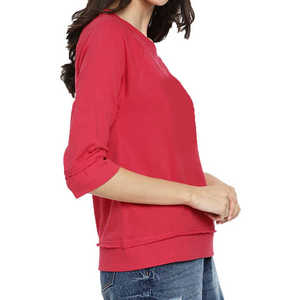 Sudaderas de mujer de color sólido liso de calidad superior, diseño personalizado, su propio logotipo, sudaderas de mujer - Product Image 3