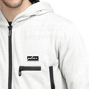 Ensembles de survêtements décontractés pour hommes, coupe régulière, meilleur design, respirants, haute qualité, 100 % coton, teinture unie, hiver, grandes tailles, faible MOQ - Product Image 5