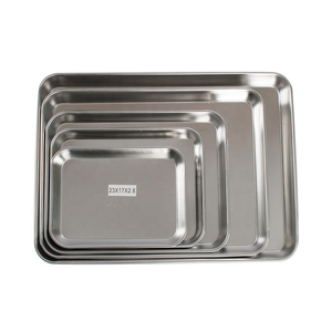 Plateau pour instruments chirurgicaux en acier inoxydable certifié ISO13485, plateau de traitement chirurgical manuel de haute qualité, tailles personnalisées - Product Image 3