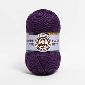 Ören Madame Petite El örgü Pi เส้นด้ายอะคริลิค100กรัม100% koyu MOR NO 060 - Product Image 1