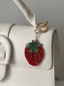 Llavero de Playa con Cuentas y Cadena Pintada de Moda, Accesorio para Bolso de Mujer, Correa para Teléfono, Llavero con Forma de Langosta y Cangrejo - Product Image 2