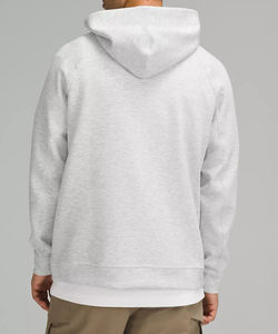 Vente en gros Sweat à capuche classique de luxe à coupe décontractée pour hommes Veste confortable à coupe décontractée en tissu doux à revers élastique pour hommes - Product Image 2