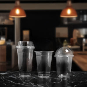 Quang Quan 16oz 95mm Gobelets en plastique PP transparents jetables à paroi unique pour boissons comme jus café lait thé - Product Image 6