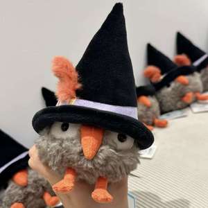 Poupée hibou sorcière Heccaty Hootnightly JC 25th Halloween avec chapeau, 16 cm, rembourrage en coton PP, en peluche lavée, pour - Product Image 1