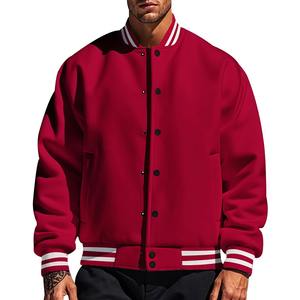 Logotipo personalizado de alta calidad Chenille bordado Patchwork Streetwear invierno béisbol Universidad Letterman Varsity chaqueta para los hombres - Product Image 2