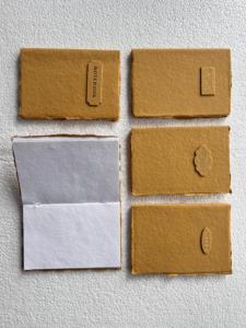 Artículos promocionales ecológicos de papel de trapo de algodón con borde de cubierta elegante hecho a mano - Product Image 2