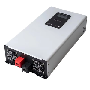 Convertisseur solaire HOULI à onde sinusoïdale pure, double onduleur hors réseau 12V/24V vers 110V/220V 3000W-10000W pour usage domestique et automobile - Product Image 2